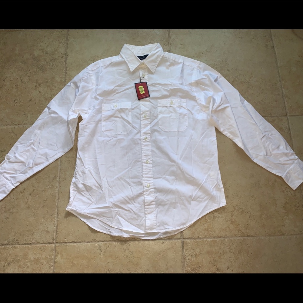 White button down dress shirt
